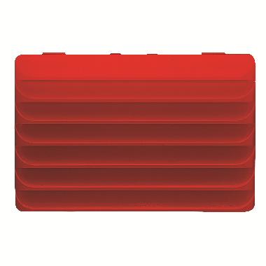 LAMPADA SEGNAPASSO CON DIFFUSORE PIANO - 12/24V - ROSSO - 3 MODULI - SYSTEM product photo Photo 01 3XL