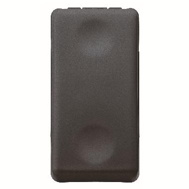 DEVIATORE UNIPOLARE 250V ac - 16AX - NEUTRO - 1 MODULO - SYSTEM BLACK product photo Photo 01 3XL