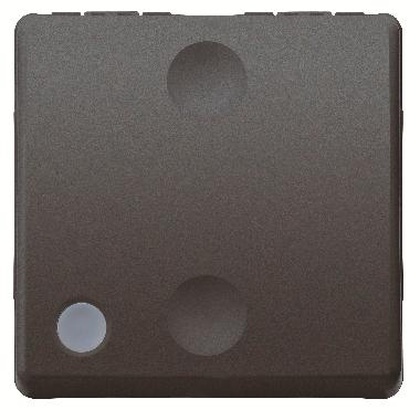 DEVIATORE UNIPOLARE 250V ac - 16AX ILLUMINABILE - 2 MODULI- SYSTEM BLACK product photo Photo 01 3XL