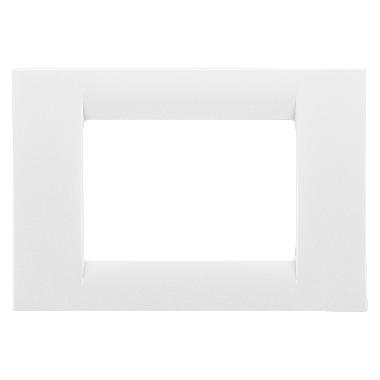 PLACCA VIRNA - IN TECNOPOLIMERO FINITURA LUCIDA - 3 POSTI - BIANCO NUVOLA - SYSTEM product photo Photo 01 3XL