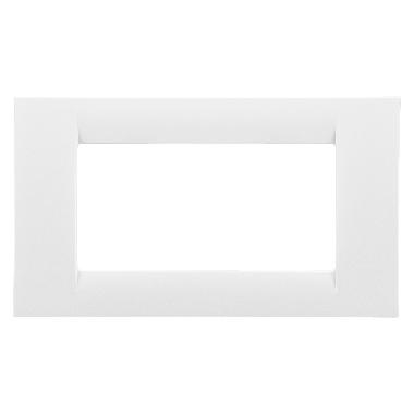 PLACCA VIRNA - IN TECNOPOLIMERO FINITURA LUCIDA - 4 POSTI - BIANCO NUVOLA - SYSTEM product photo Photo 01 3XL