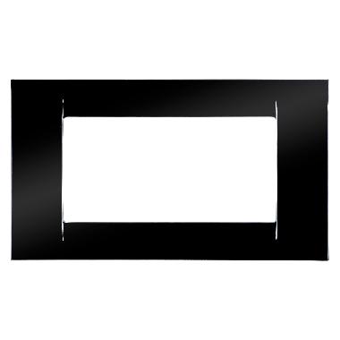 PLACCA VIRNA - IN TECNOPOLIMERO FINITURA LUCIDA - 4 POSTI - NERO TONER - SYSTEM product photo Photo 01 3XL