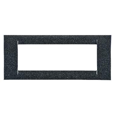 PLACCA VIRNA - IN TECNOPOLIMERO FINITURA LUCIDA - 6 POSTI - ARDESIA METALLIZZATO - SYSTEM product photo Photo 01 3XL