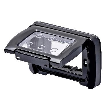 PLACCA STAGNA - AUTOPORTANTE - 3 POSTI - NERO TONER - SYSTEM product photo Photo 01 3XL