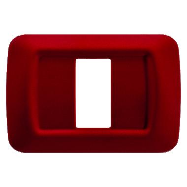 PLACCA TOP SYSTEM - IN TECNOPOLIMERO FINITURA LUCIDA - 1 POSTO - AMARANTO CLASSICO - SYSTEM product photo Photo 01 3XL