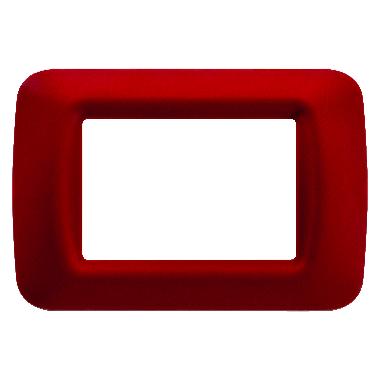 PLACCA TOP SYSTEM - IN TECNOPOLIMERO FINITURA LUCIDA - 3 POSTI - AMARANTO CLASSICO - SYSTEM product photo Photo 01 3XL