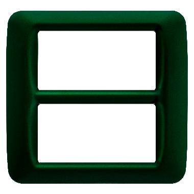PLACCA TOP SYSTEM - IN TECNOPOLIMERO FINITURA LUCIDA - 8 POSTI (4+4 SOVRAPPOSTI) - VERDE RACING - SYSTEM product photo Photo 01 3XL