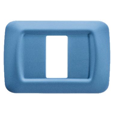 PLACCA TOP SYSTEM - IN TECNOPOLIMERO FINITURA LUCIDA - 1 POSTO - AZZURRO CIELO - SYSTEM product photo Photo 01 3XL