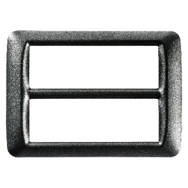 PLACCA TOP SYSTEM - IN TECNOPOLIMERO FINITURA LUCIDA - 12 POSTI (6+6 SOVRAPPOSTI) - ARDESIA METALLIZZATO - SYSTEM product photo Photo 01 3XL