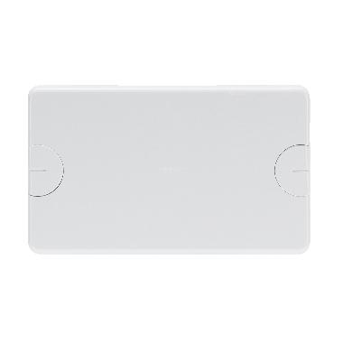 PLACCA CIECA PER SCATOLE RETTANGOLARI DA INCASSO - 4 POSTI - A VITE - BIANCO NUVOLA product photo Photo 01 3XL