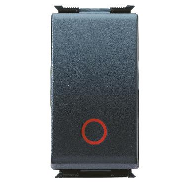 PULSANTE UNIPOLARE 250V ac - NC 16A - GENERICO - SIMBOLO: 0 - 1 MODULO - PLAYBUS product photo Photo 01 3XL