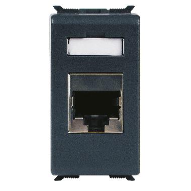 PRESA DATI - RJ45 - 4 COPPIE - CATEGORIA 5e - FTP - TOOLLESS - 1 MODULO - PLAYBUS product photo Photo 01 3XL