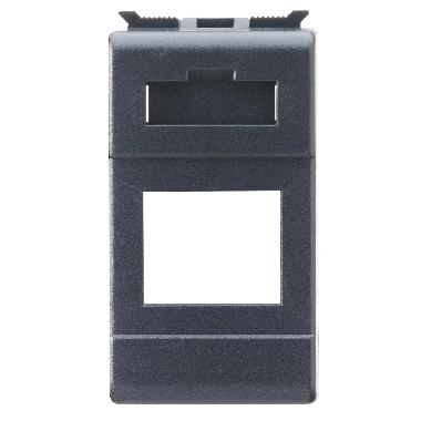 CONTENITORE VUOTO PREDISPOSTO PER ALLOGGIAMENTO CONNETTORI - SYSTIMAX COMMSCOPE - 1 MODULO - PLAYBUS product photo Photo 01 3XL