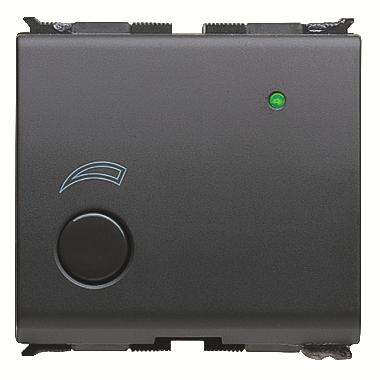 REGOLATORE ELETTRONICO - CARICHI RESISTIVI-INDUTTIVI - A PULSANTE - 2 MODULI - PLAYBUS product photo Photo 01 3XL