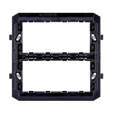 SUPPORTO IN MATERIALE ISOLANTE PER INSTALLAZIONE PLACCHE PLAYBUS/PLAYBUS YOUNG - 8 POSTI (4+4 SOVRAPPOSTI) - BLU - PLAYBUS product photo Photo 01 3XL