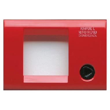 PLACCA AUTOP.EMERGENZA ROSSO product photo Photo 01 3XL