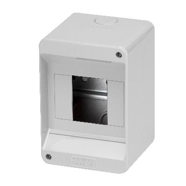 CENTRALINO PREDISPOSTO PER ALLOGGIAMENTO MORSETTIERE CON PARETI CON CENTRINI DI FORATURA - 4 MODULI - IP40 product photo Photo 01 3XL