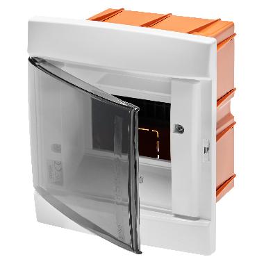 CENTRALINO DA ARREDO - DA INCASSO - PREDISPOSTO PER ALLOGGIAMENTO MORSETTIERE - 148X165X23 - BIANCO - 4 + 1/2 MODULI product photo Photo 01 3XL