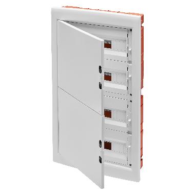 QUADRO DI DISTRIBUZIONE CON PANNELLI FINESRATI E TELAIO ESTRAIBILE - PORTA CIECA - 72M (18X4) IP40 product photo Photo 01 3XL