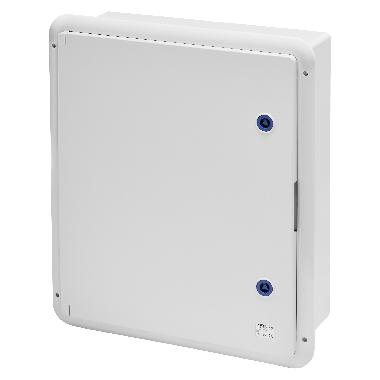 QUADRO STAGNO PORTA CIECA MUNITA DI SERRATURA - GWPLAST 120 - 396X474X160 - IP55 - GRIGIO RAL 7035 product photo Photo 01 3XL
