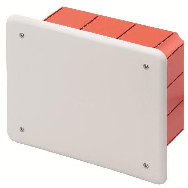 CASSETTA DI DERIVAZIONE E CONNESSIONE - PER PARETI IN MURATURA - DIMENSIONI 160X130X70 - COPERCHIO BIANCO RAL9016 product photo Photo 01 3XL