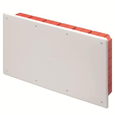 CASSETTA DI DERIVAZIONE E CONNESSIONE - PER PARETI IN MURATURA - CON GUIDA DIN - DIMENSIONI 516X294X90 - COPERCHIO BIANCO RAL9016 product photo Photo 01 3XL