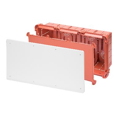 CASSETTA DI DERIVAZIONE E CONNESSIONE AFFIANCABILE PER MONTANTI - DIMENSIONI 520X260X121 - COPERCHIO BASSO PIOMBABILE - BIANCO RAL9016 product photo Photo 01 3XL