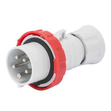SPINA MOBILE DIRITTA HP - IP66/IP67/IP68/IP69 - 3P+N+T 32A 380-415V 50/60HZ - ROSSO - 6H - CABLAGGIO A VITE product photo Photo 01 3XL