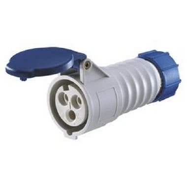 PRESA MOBILE DIRITTA PROTETTA - IP44 - 3P+T 16A 380-415V 50/60HZ 6H - MONTAGGIO E CABLAGGIO RAPIDO product photo Photo 01 3XL