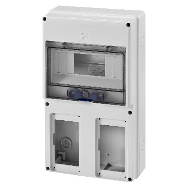 QUADRETTO VUOTO VERTICALE COMBIBLOC 2 PRESE - IP44/55 product photo Photo 01 3XL