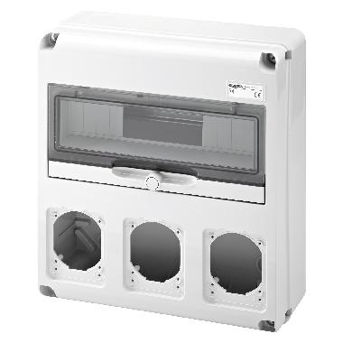 Q-DIN 14 MODULI - 3 FLANGE IEC 309 16/32A IP44/67 - IP65 product photo Photo 01 3XL