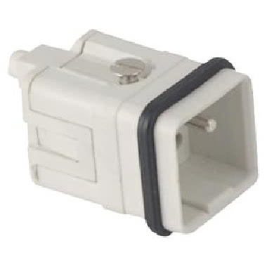 INSERTO MASCHIO - 21X21 - 5P+T 16A 230/400V/4kV/3 - CONNESSIONE A CRIMPARE - GRIGIO product photo Photo 01 3XL