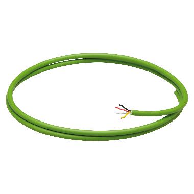 CAVO BUS KNX - GUAINA LSZH - 2 CONDUTTORI 1x2x0,8 - DIAMETRO 5,2mm - CLASSE CPR CCA-S1A,D0,A1 - VERDE (Conf. da 100 Mt.) product photo Photo 01 3XL
