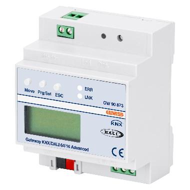GATEWAY KNX/DALI2 ADVANCED - MULTIMASTER 64/16 - IP20 - 4 MODULI DIN product photo Photo 01 3XL