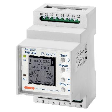 RELÈ DIFFERENZIALE A TOROIDE SEPARATO - 230V ac - TIPO B - 3 MODULI product photo Photo 01 3XL