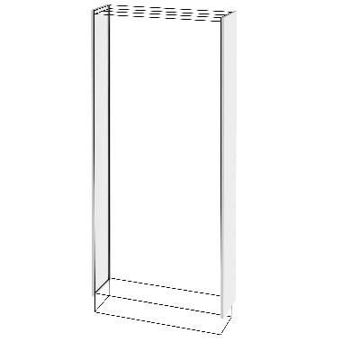 Coppia di pannelli laterali - quadro da pavimento - qdx 630 l - 1600x200mm product photo Photo 01 3XL