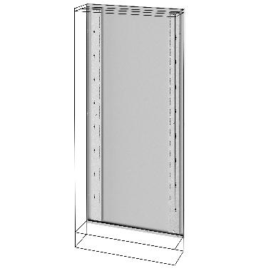 Telaio posteriore - quadro da pavimento - qdx 630 l - 600x1800mm product photo Photo 01 3XL