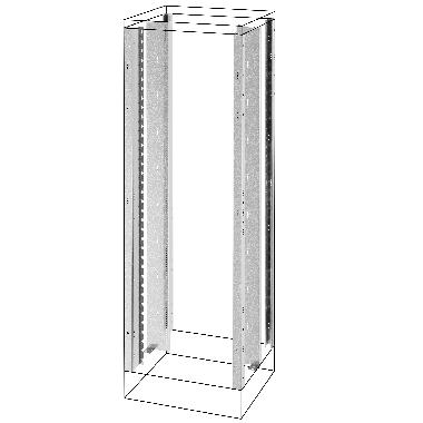 Montanti e telai funzionali - armadio da pavimento - qdx 1600 h - 2000mm product photo Photo 01 3XL