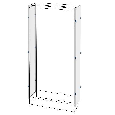 Coppia di pannelli laterali - quadro da pavimento - qdx 630 h - 2000x400mm product photo Photo 01 3XL