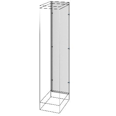 Pannello posteriore - vano esterno - qdx 630 h - 400x1600mm product photo Photo 01 3XL