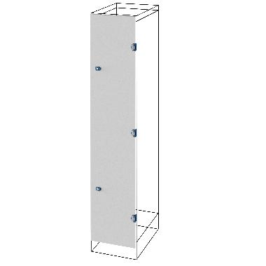 Porta cieca - vano esterno - qdx 630/1600 h - 400x2000mm product photo Photo 01 3XL