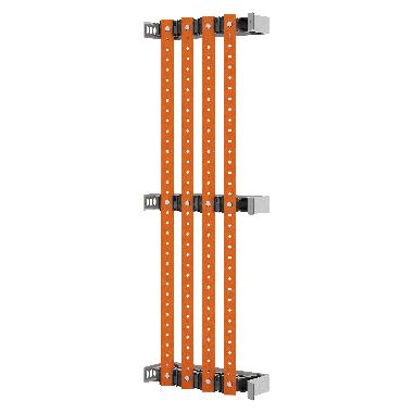 Coppia di portabarre - per barre piatte 30x10 - 630a - per strutture p=300 - vano esterno - per qdx 630l product photo Photo 01 3XL