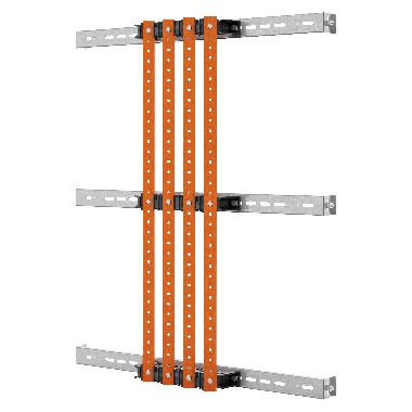 Coppia di portabarre - per barre piatte 30x10 - 630a - per strutture p=600-800 - struttura b=600 - per qdx 1600h product photo Photo 01 3XL
