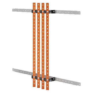 Coppia di portabarre - per barre piatte 30x10 - 630a - per strutture p=600 - vano affiancato esterno - per qdx 1600h product photo Photo 01 3XL