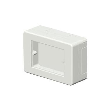 SCATOLA DA PARETE AD USO BATTISCOPA E CORNICE - PORTAPPARECCHI - 12POSTI (6+6 SOVRAPPOSTI) - STANDAR product photo Photo 01 3XL