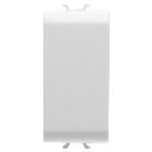 COPRIFORO 1 POSTO - 1 MODULO - BIANCO LUCIDO - ANTIBATTERICO - CHORUSMART product photo