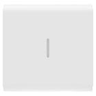 TASTO INTERCAMBIABILE PER COMANDI ASSIALI - CON DIFFUSORE - 2 MODULI - BIANCO LUCIDO - CHORUSMART product photo