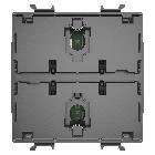 MODULO DIMMER ASSIALE EVO - 100-240V ac - 50/60 Hz - 4-150W 240 Vac - 2 MODULI - CHORUSMART product photo