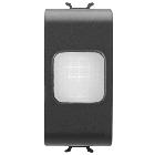 LAMPADA ANTI BLACK-OUT - 230V ac 50/60 Hz 1h - 1 MODULO - NERO SATINATO - CHORUSMART product photo