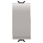 PULSANTE UNIPOLARE 250V ac - NA 16A - TASTO NEUTRO - 1 MODULO - NATURAL BEIGE SATINATO - CHORUSMART product photo
